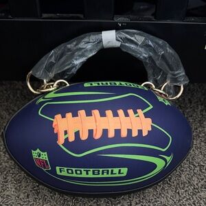 NFL Football Handbag with Neon Accents